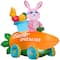 3ft. Airblown® Inflatable Bunny in Easter Speedster